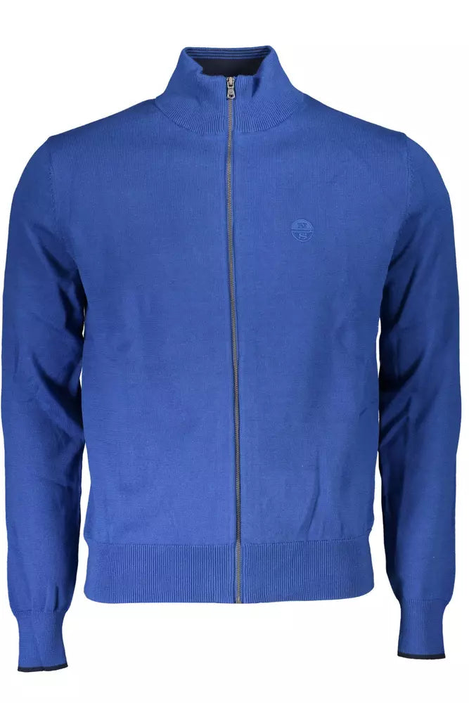 Blue Organic Cotton Men Sweater