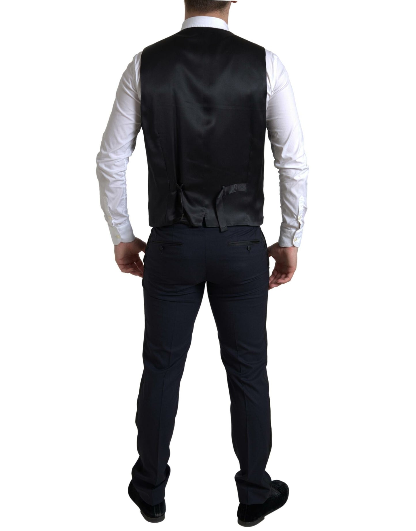 Κομψή μπλε &amp; μαύρη φόρμα Martini Slim Fit