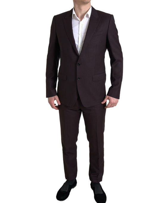 Κοστούμι 2 τεμαχίων Maroon Martini Slim Fit