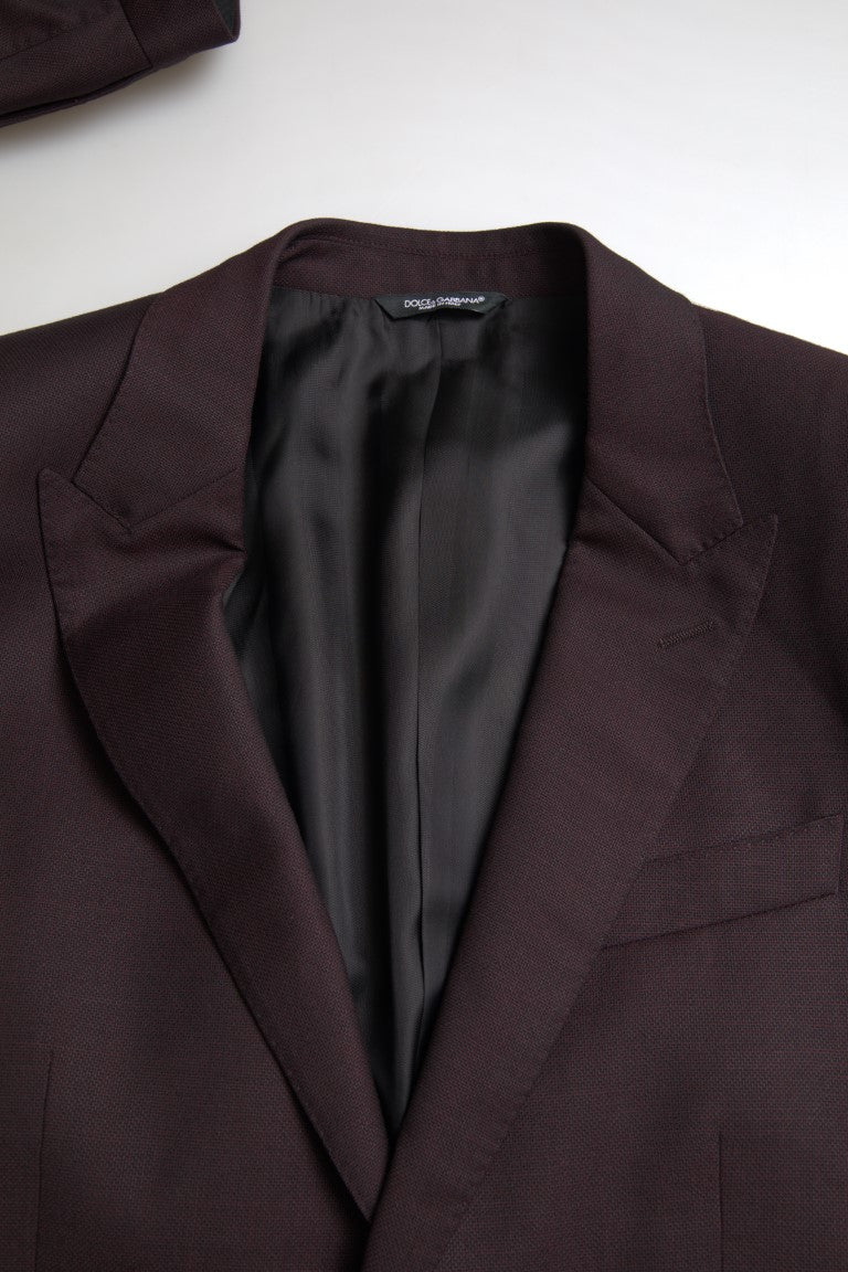 Κοστούμι 2 τεμαχίων Maroon Martini Slim Fit