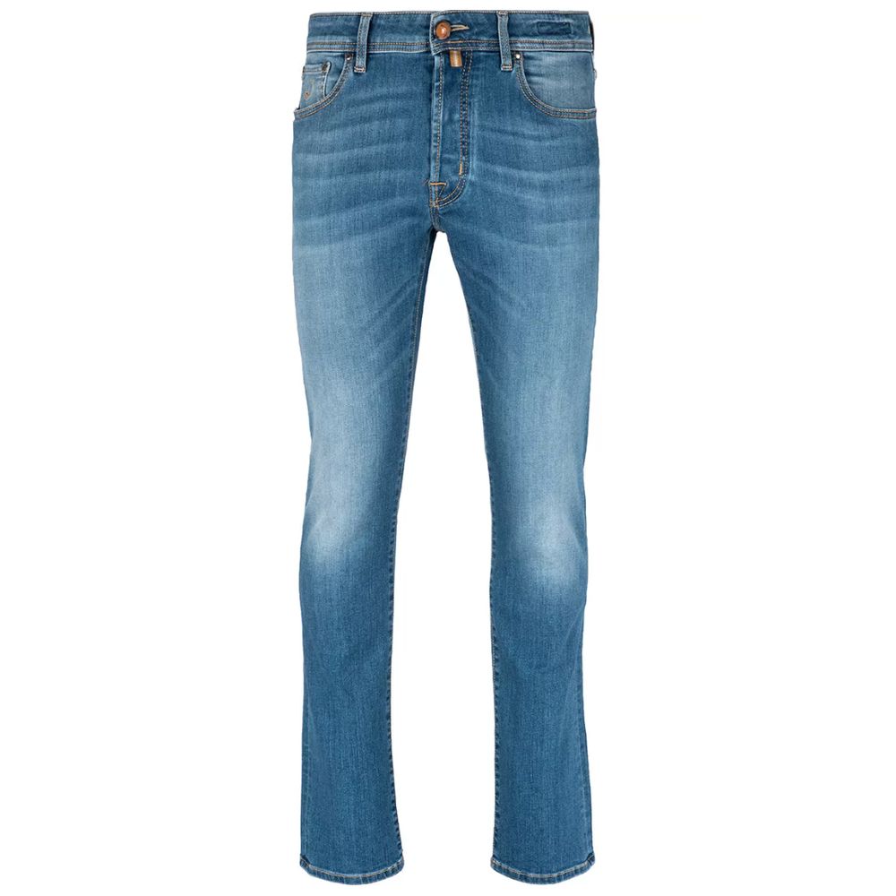 Κομψό Slim Fit Light Blue Denim