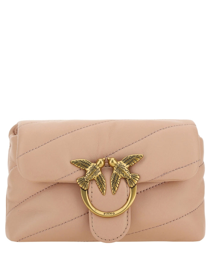 Chic Blush Καπιτονέ Crossbody Love Puff Bag