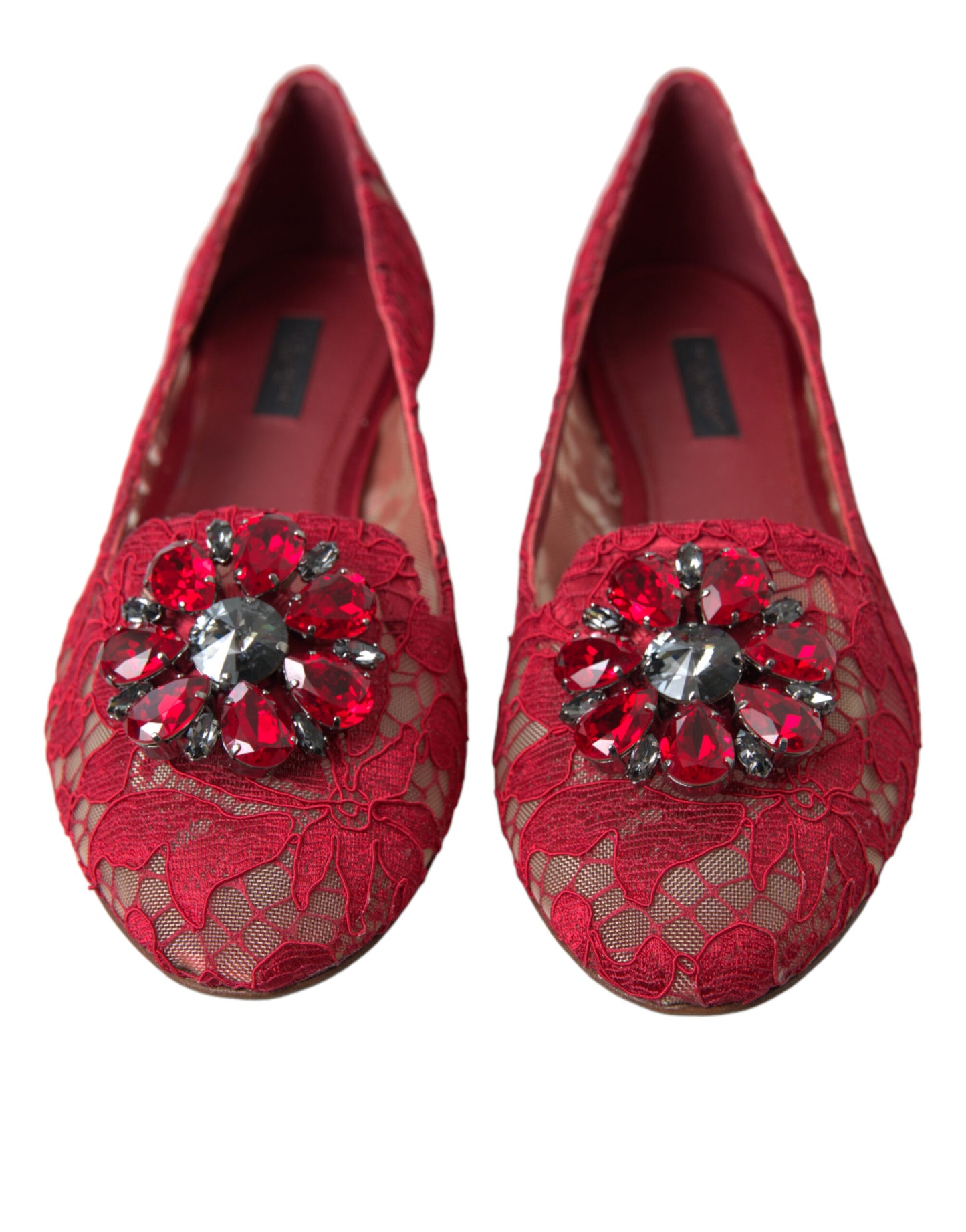 Elegant Floral Lace Vally Flats