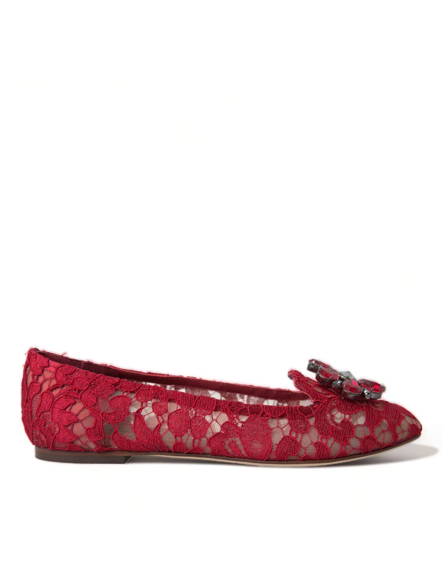 Elegant Floral Lace Vally Flats