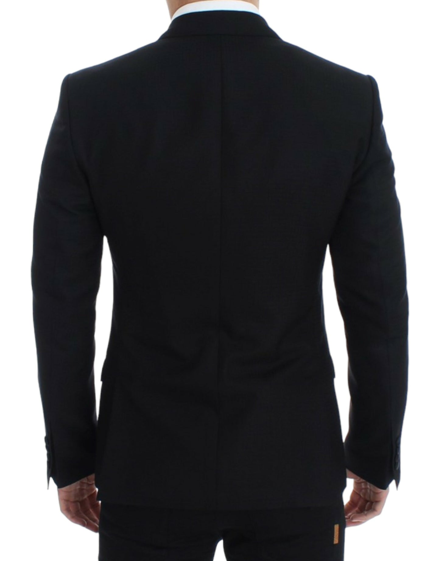 Κομψό Black Silk Blend Sicilia Blazer