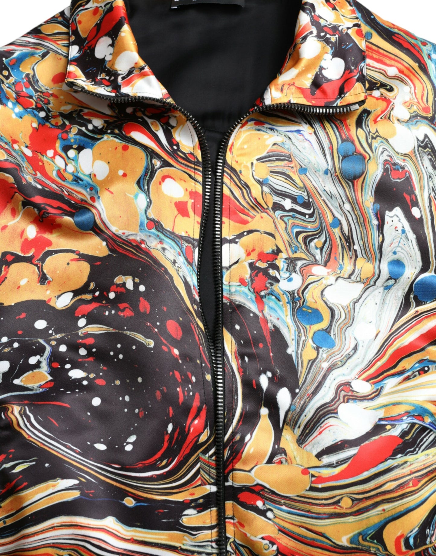 Πολύχρωμο Abstract Bomber Jacket