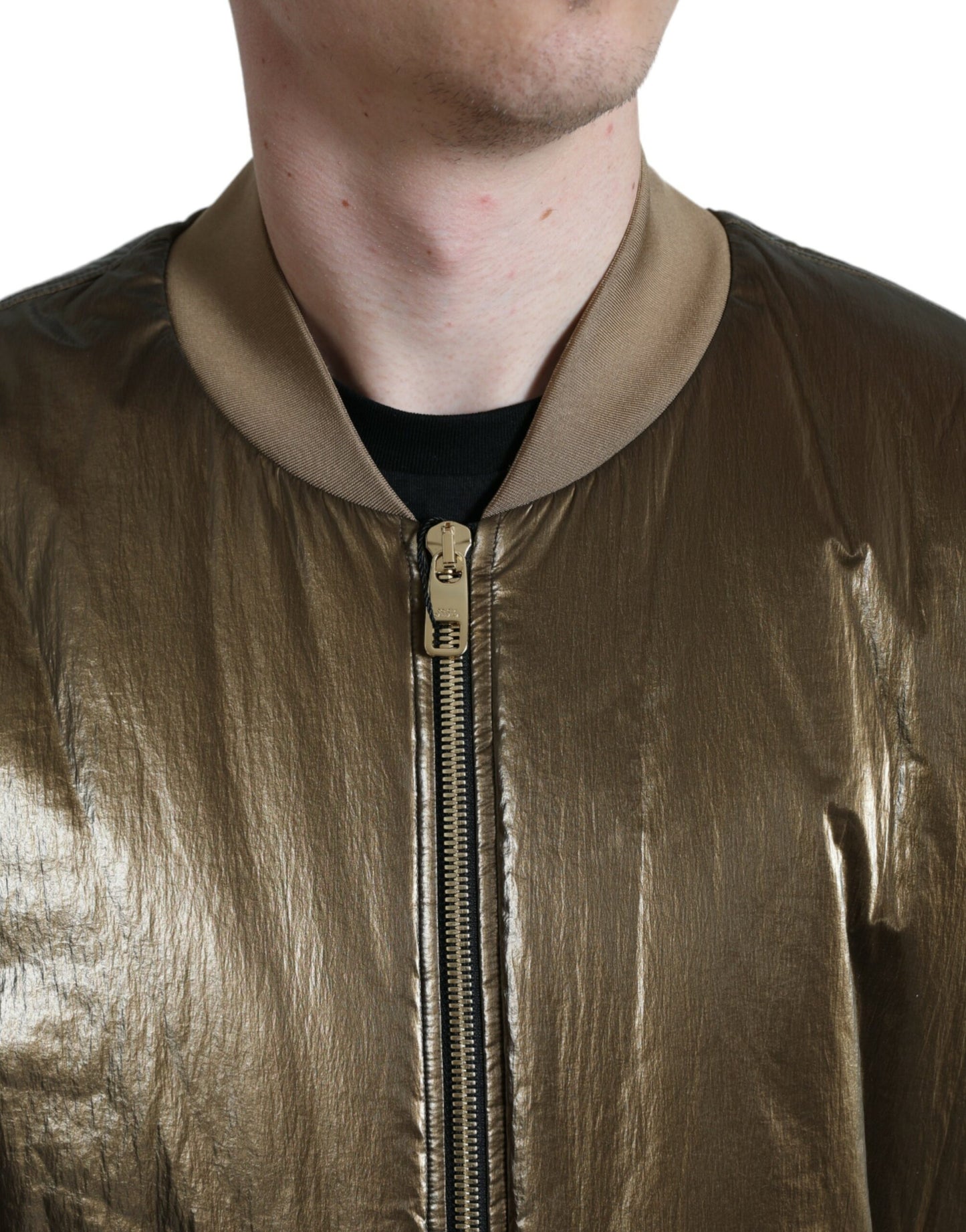 Κομψό Bronze Bomber Jacket