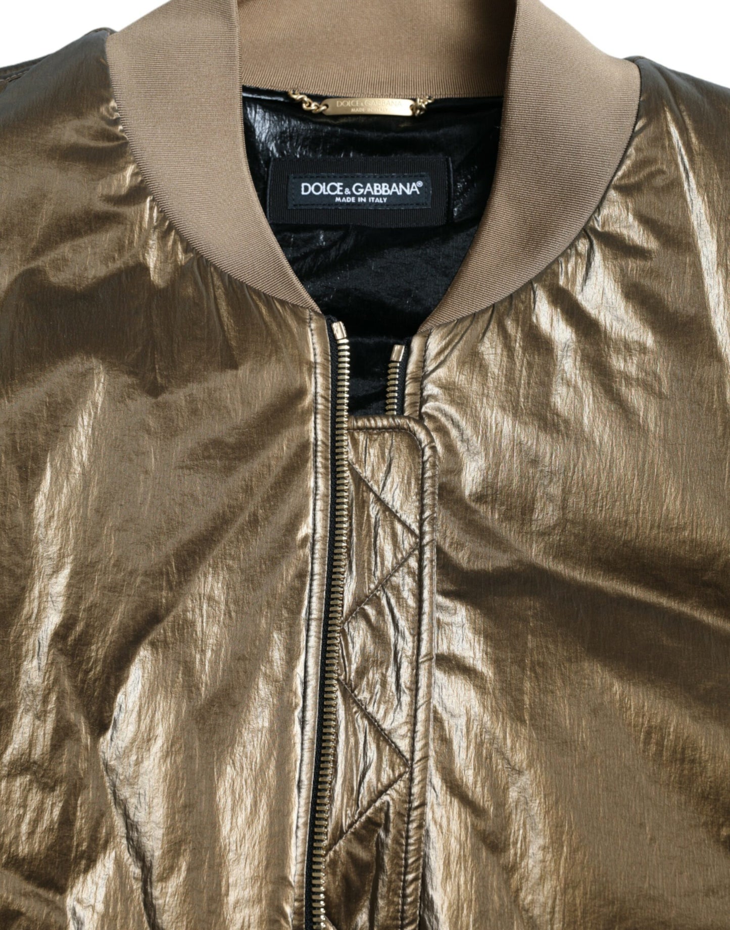 Κομψό Bronze Bomber Jacket