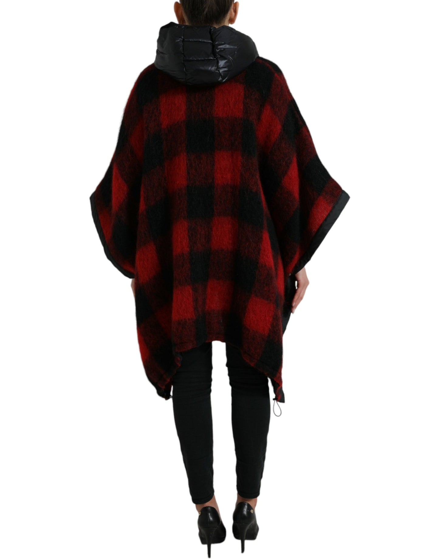 Κομψό μπουφάν Buffalo Check Poncho