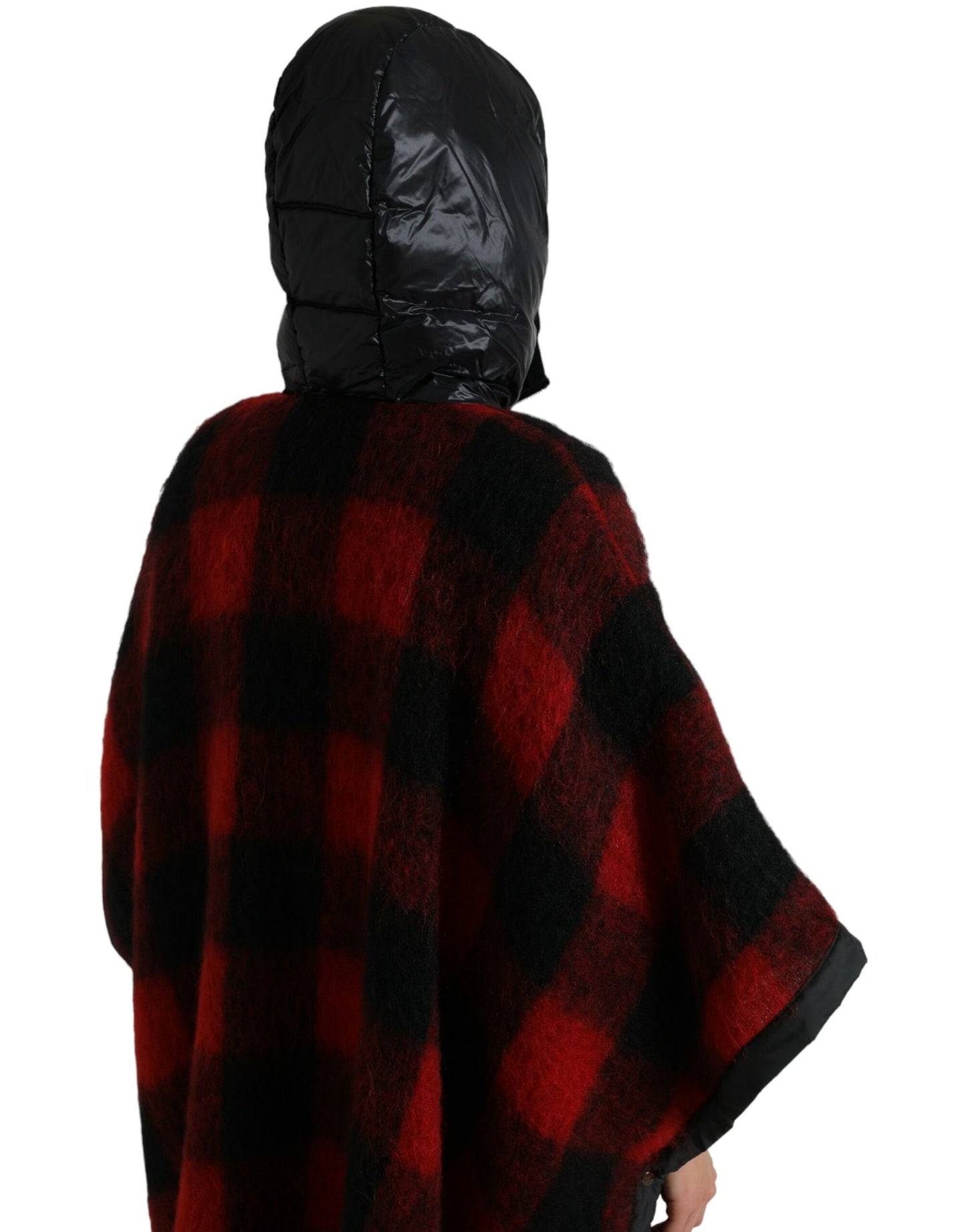 Κομψό μπουφάν Buffalo Check Poncho