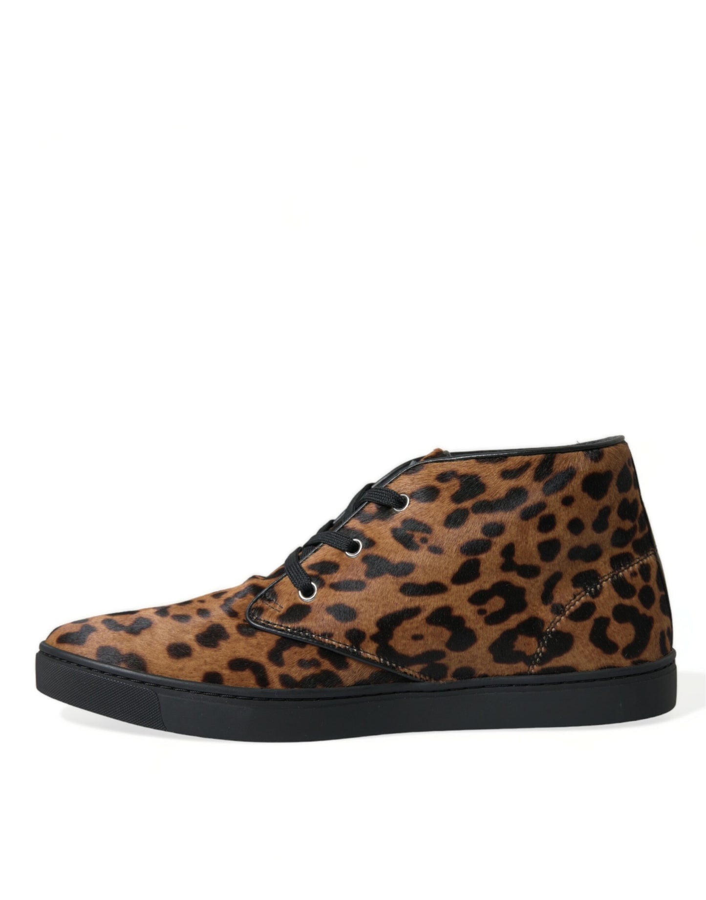 Κομψά αθλητικά παπούτσια με Leopard Print Mid-Top