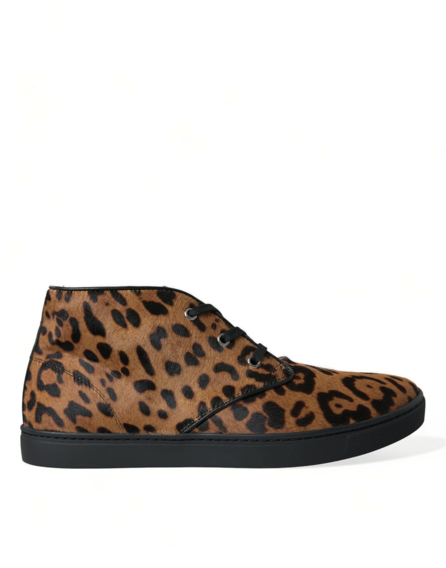 Κομψά αθλητικά παπούτσια με Leopard Print Mid-Top