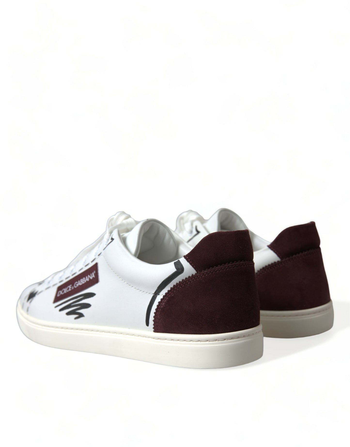 Αποκλειστικά λευκά αθλητικά παπούτσια Bordeaux Low Top