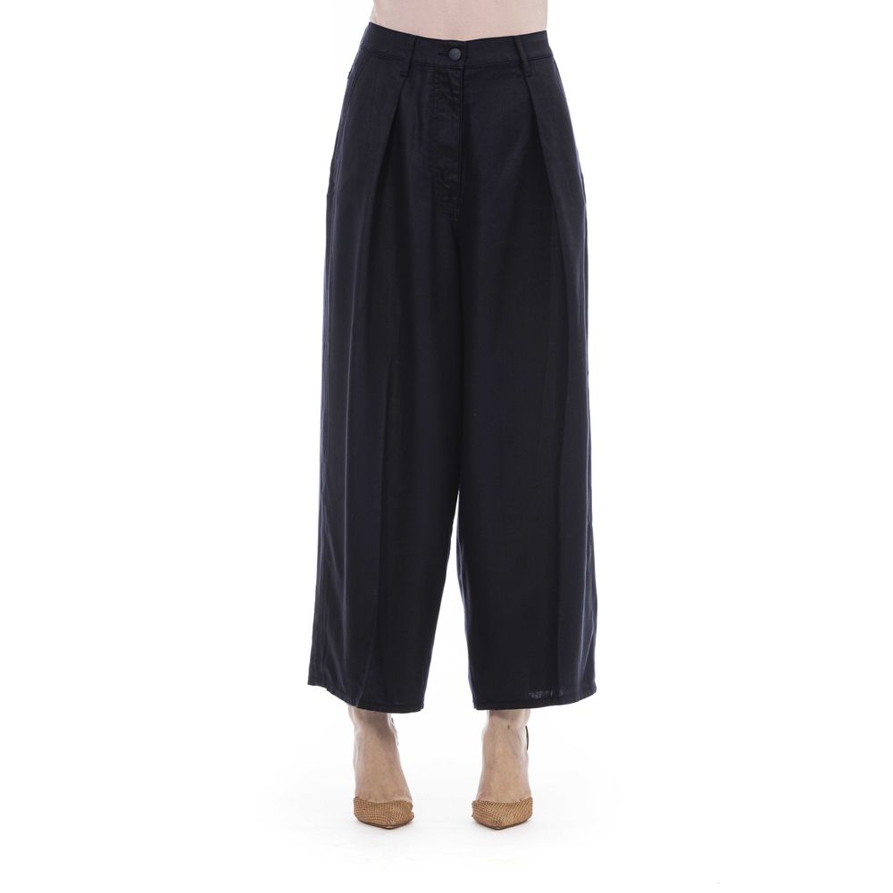 Black Cotton Women Pant