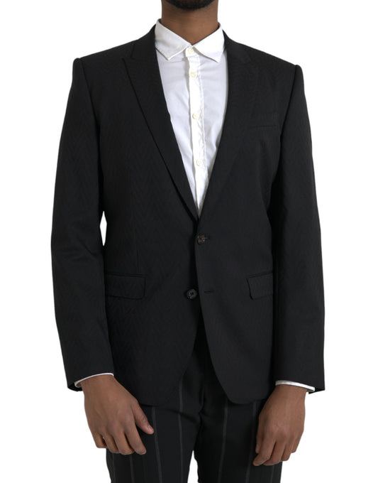 Μαύρο σακάκι MARTINI Slim Fit Coat Blazer