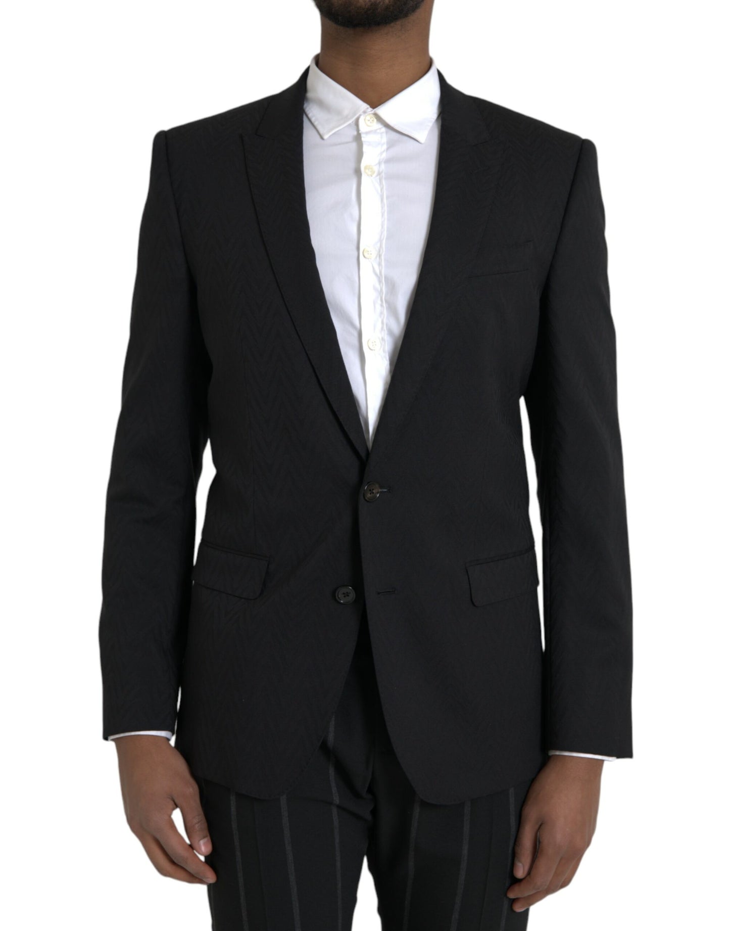 Μαύρο σακάκι MARTINI Slim Fit Coat Blazer