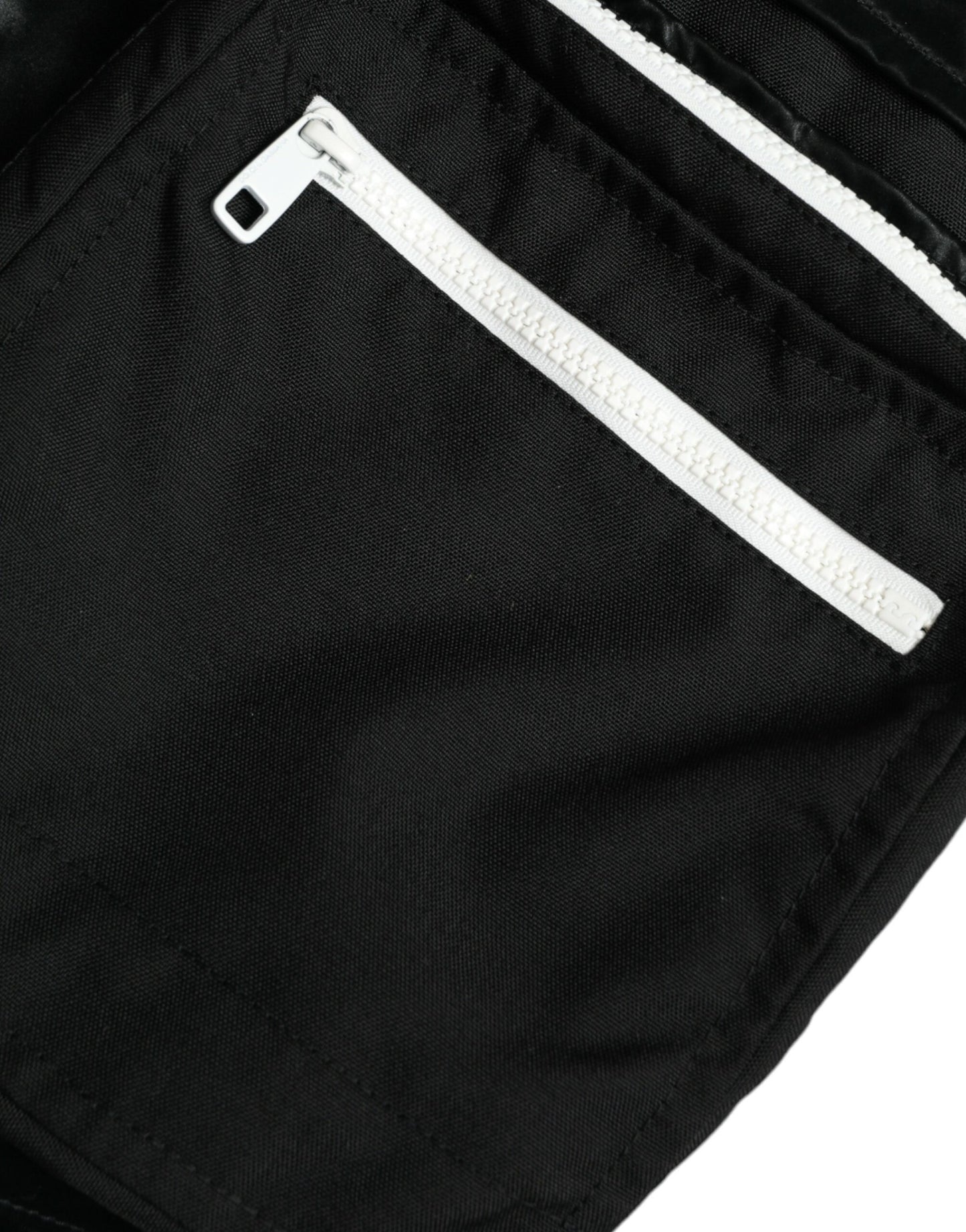 Black Nylon Cargo Jogger Men Sweatpants Pants