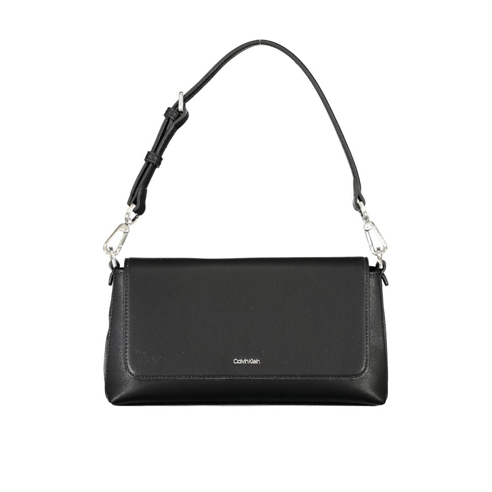 Black Polyester Handbag