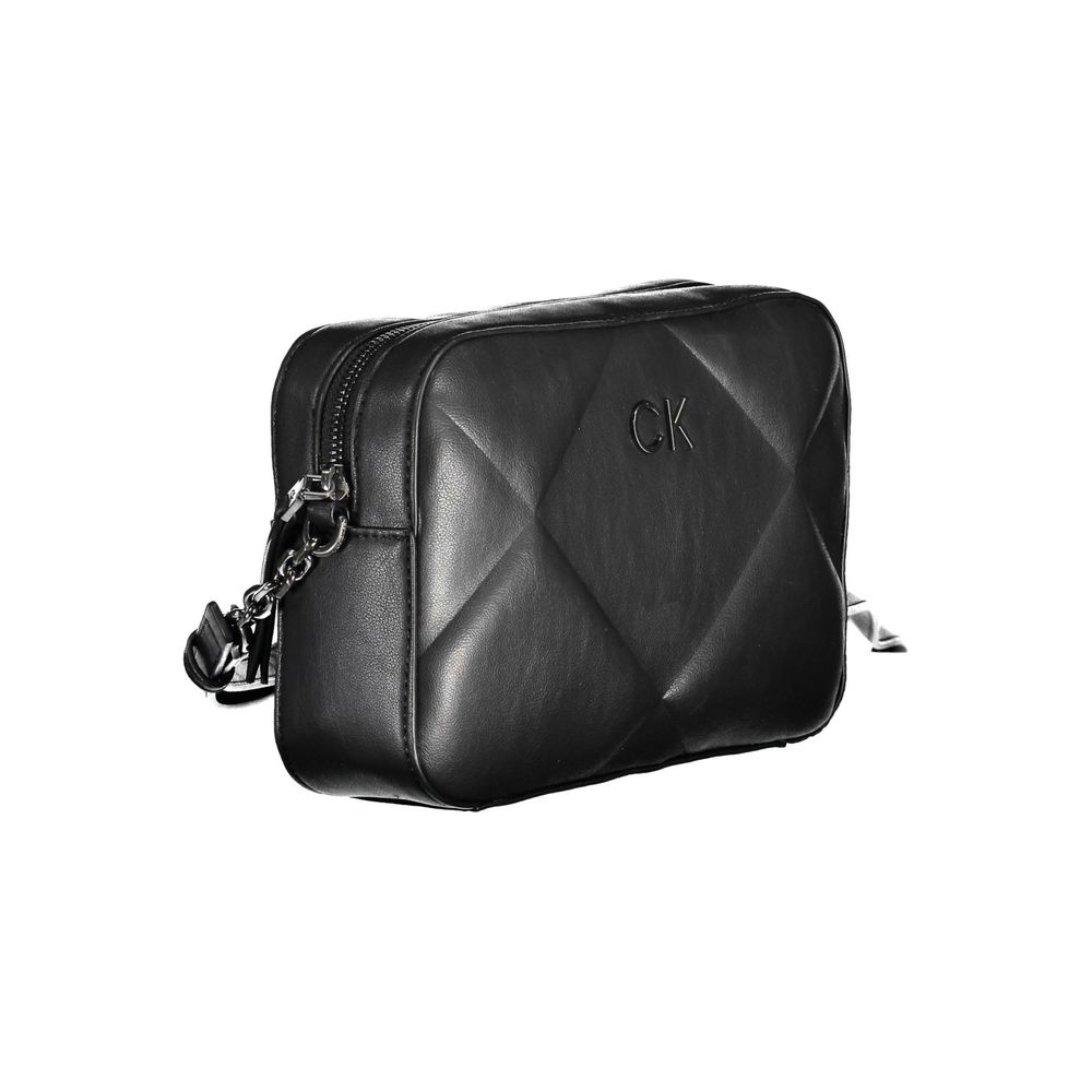 Black Polyester Handbag