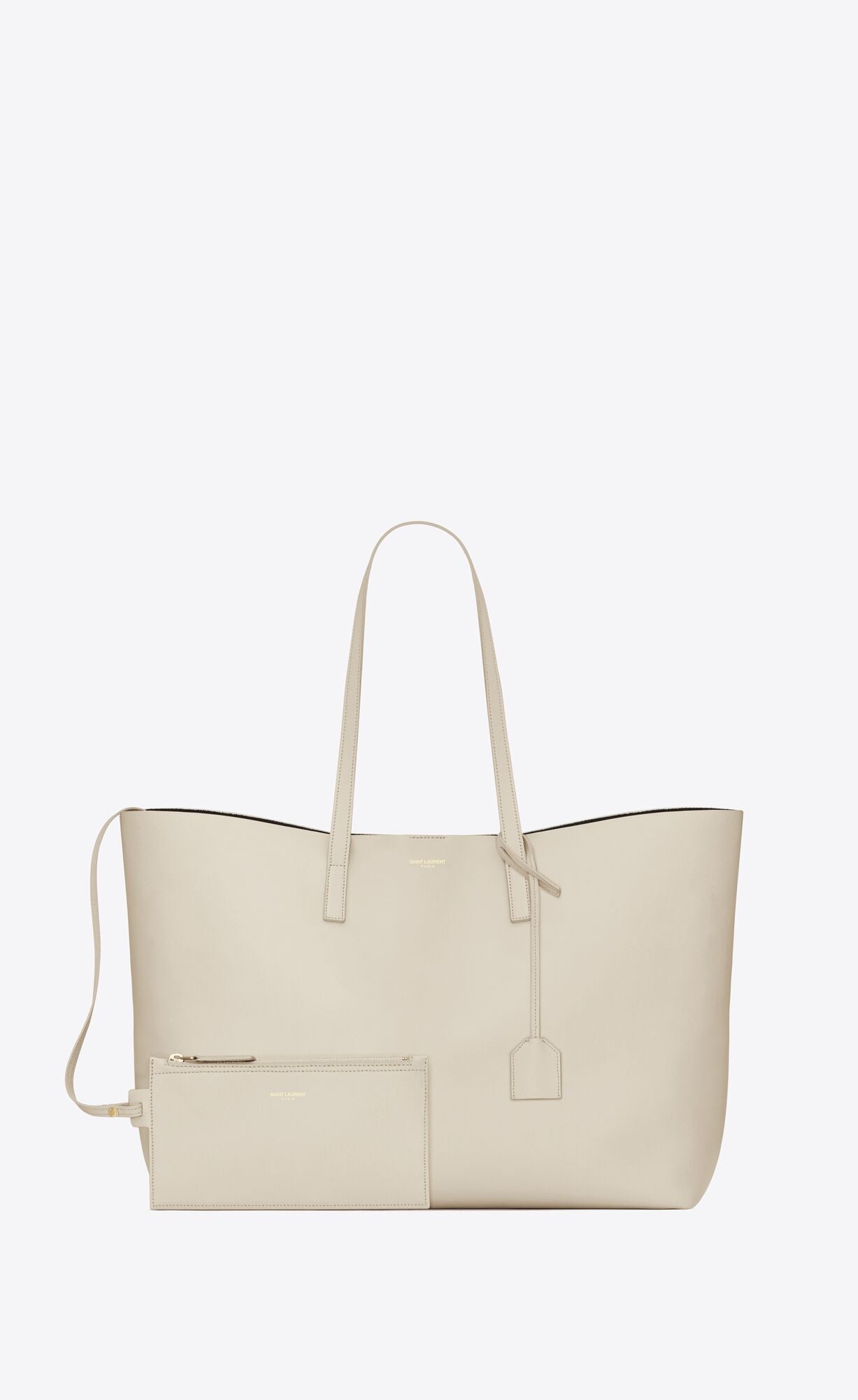 Τσάντα ώμου White Calf Leather Tote