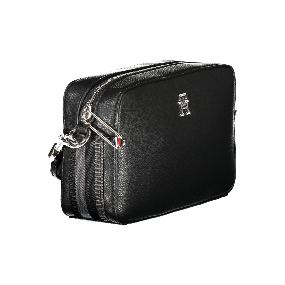 Black Polyester Handbag