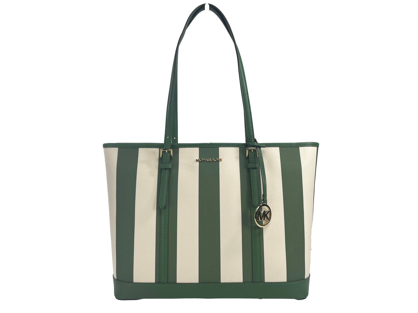 Jet Set Travel Large TZ Shoulder PVC Tote Τσάντα Πορτοφόλι Fern Green