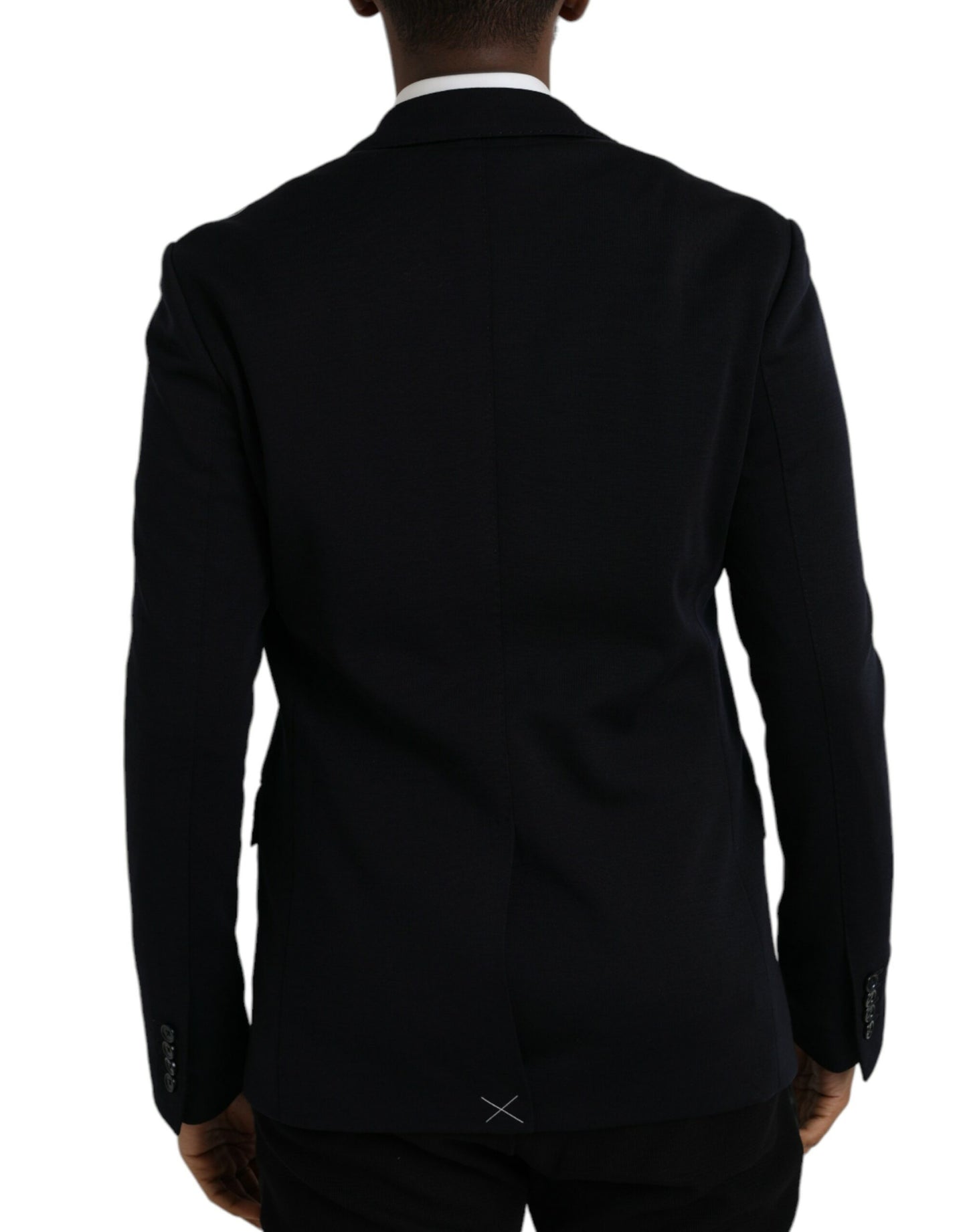 Black Wool Single Breasted Coat Blazer