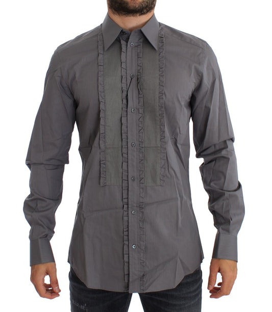 Elegant Slim Fit Cotton Dress Shirt