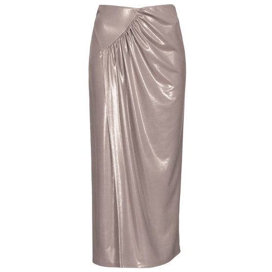 Beige Polyester Skirt