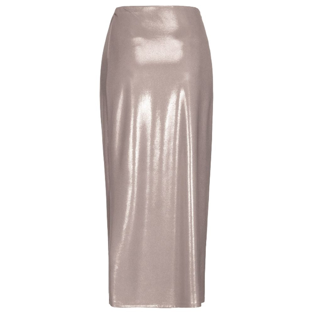 Beige Polyester Skirt