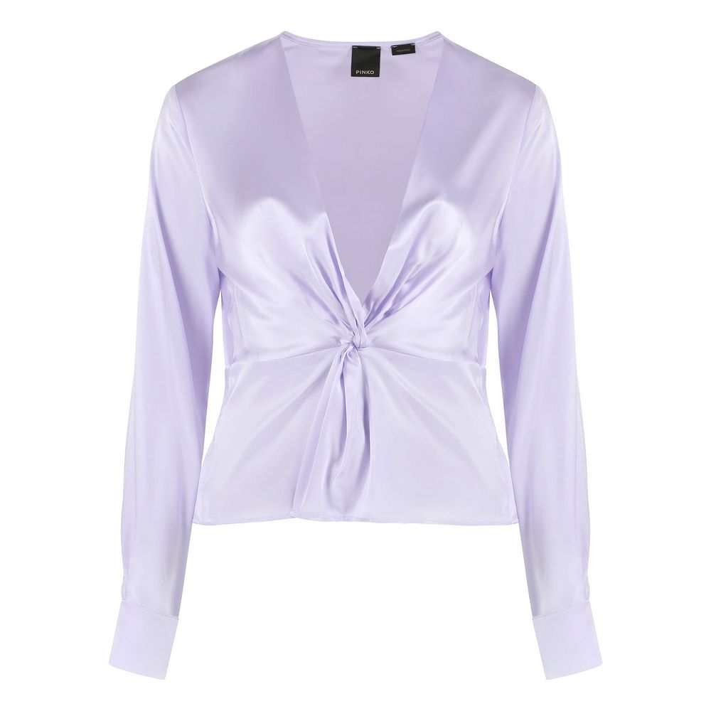 Μπλούζα Lilac Silk Elegance