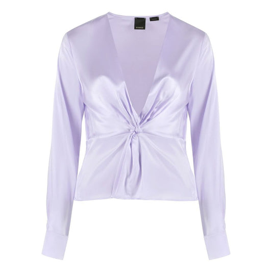 Μπλούζα Lilac Silk Elegance