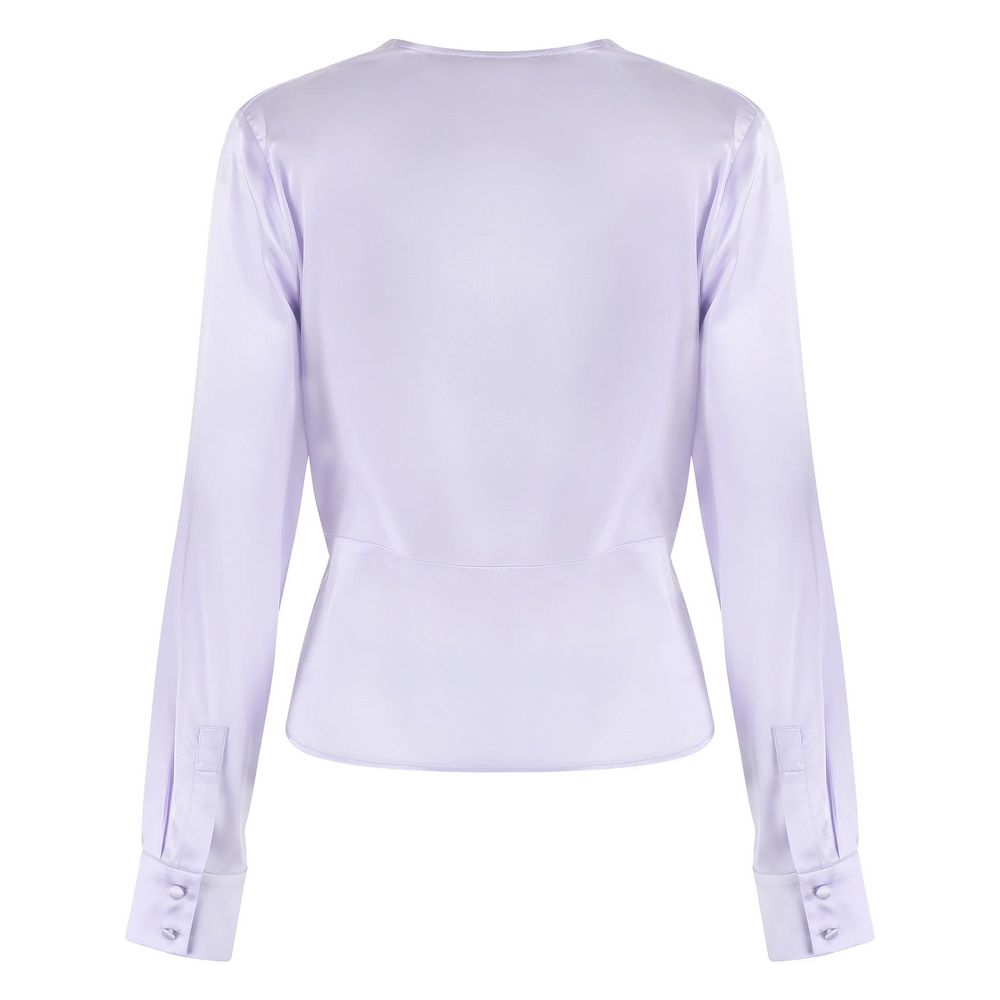 Μπλούζα Lilac Silk Elegance