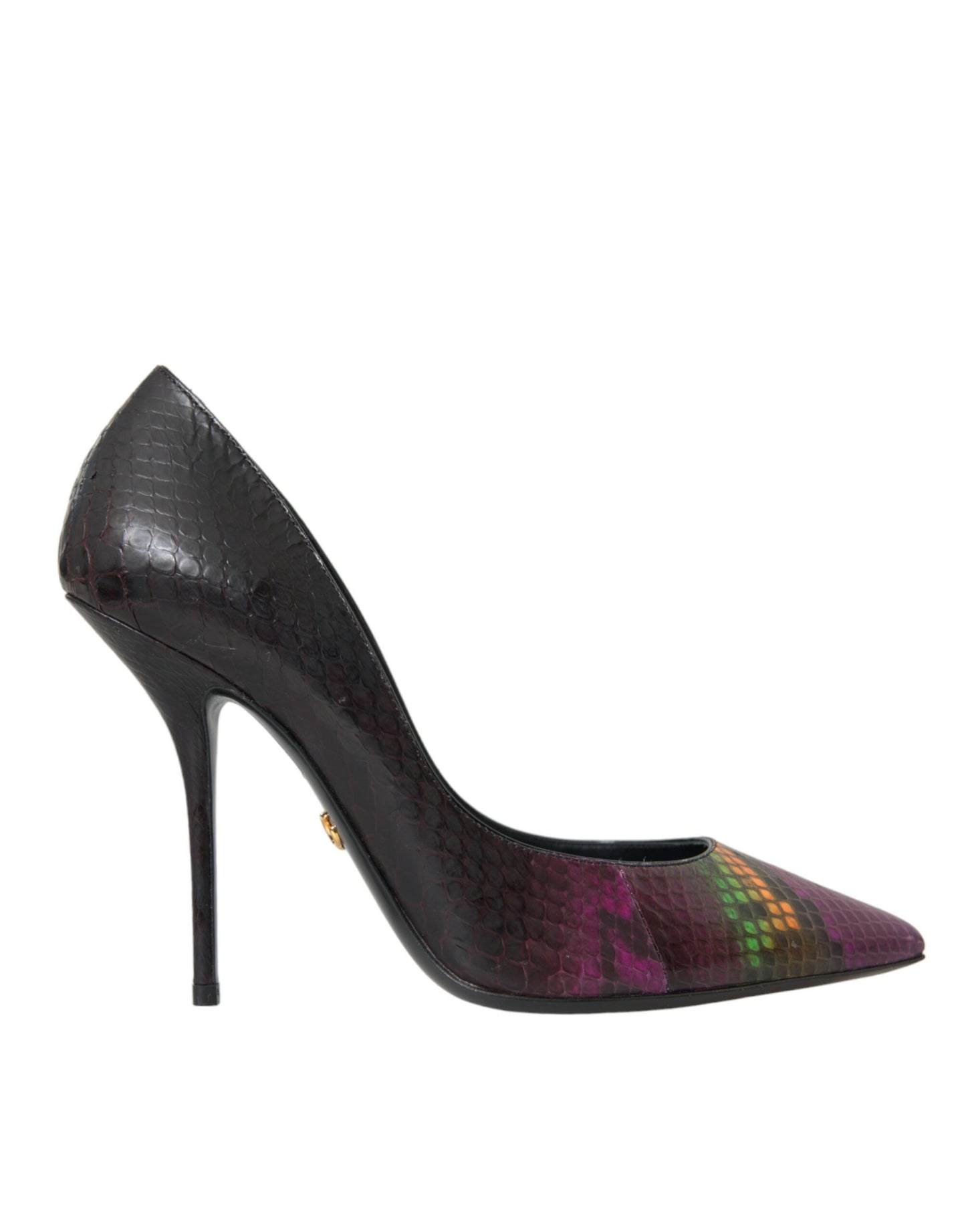 Multicolor Exotic Leather Heels Pumps Shoes