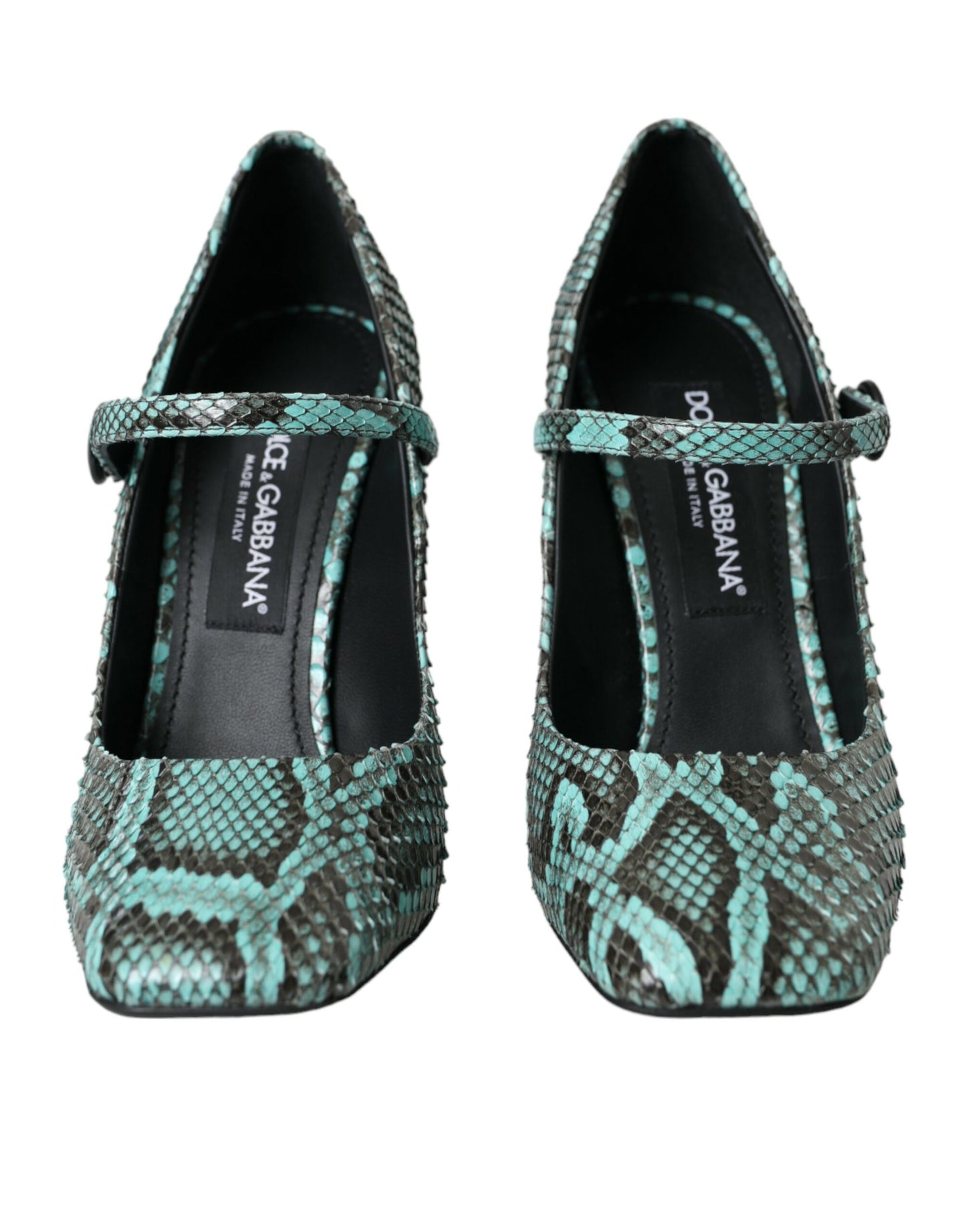 Aqua Python Δερμάτινα παπούτσια Mary Jane Pumps