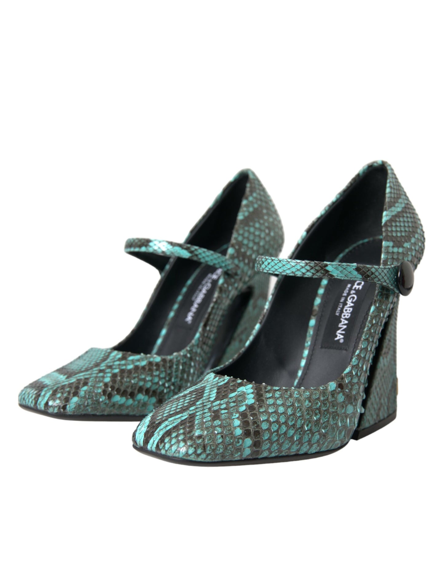 Aqua Python Δερμάτινα παπούτσια Mary Jane Pumps