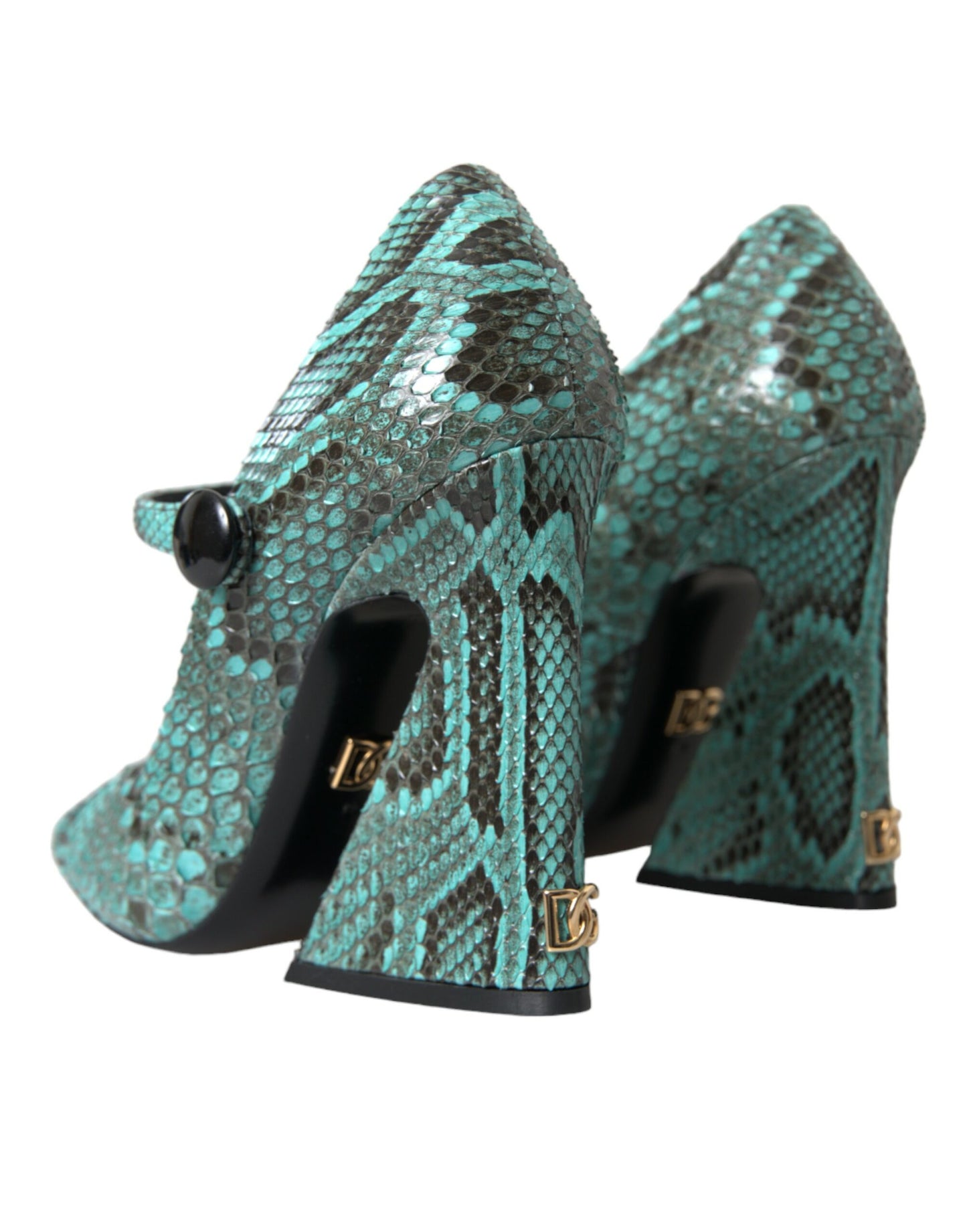 Aqua Python Δερμάτινα παπούτσια Mary Jane Pumps