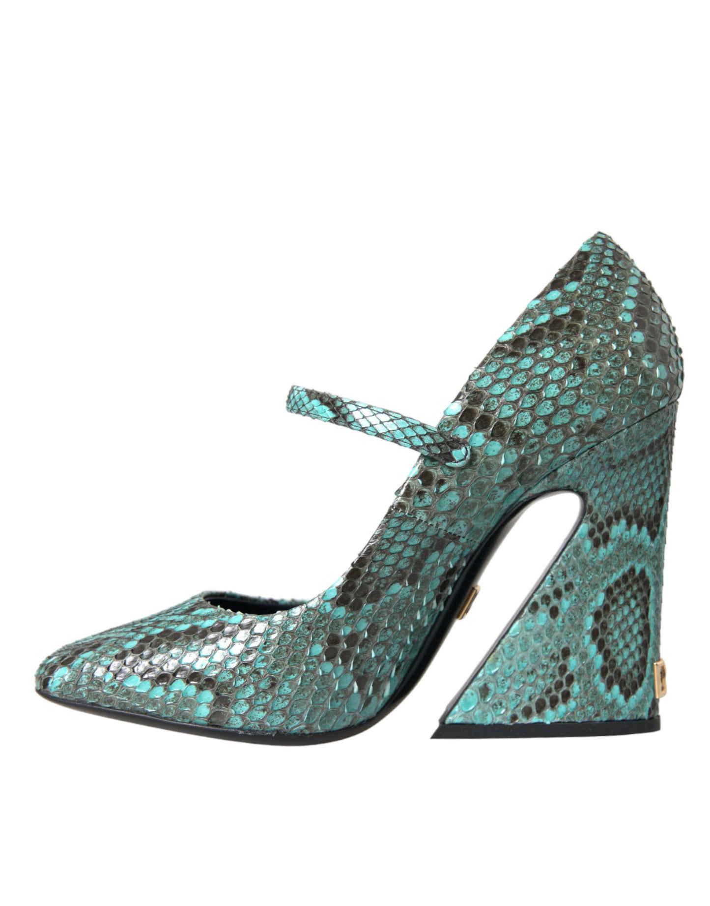 Aqua Python Δερμάτινα παπούτσια Mary Jane Pumps