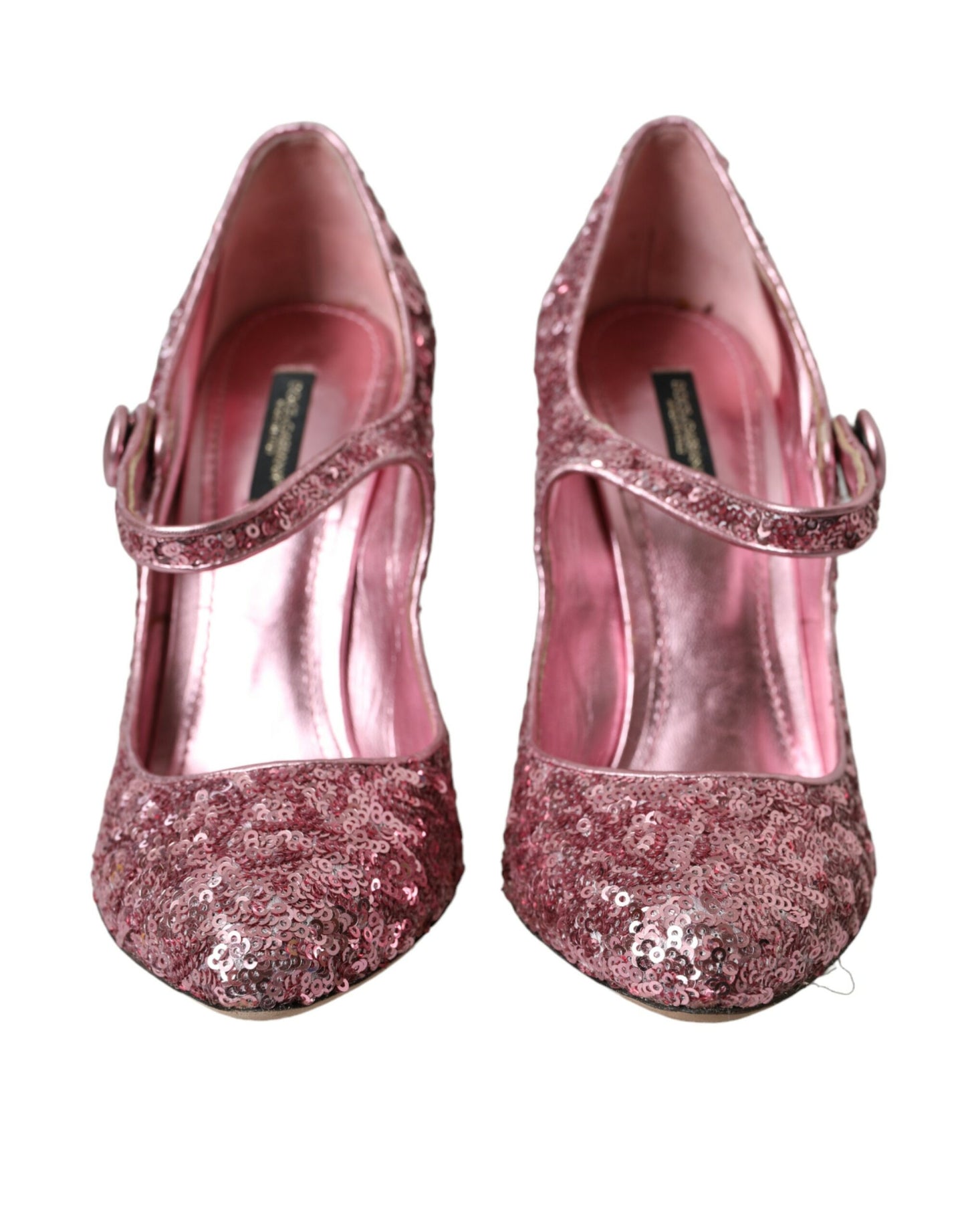 Pink Sequin Mary Jane Pumps ψηλοτάκουνα παπούτσια