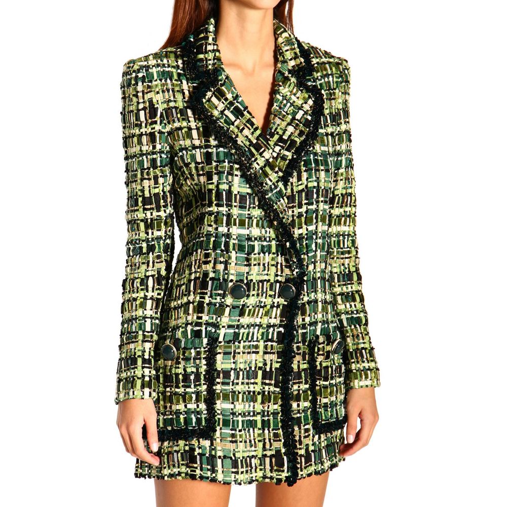 Κομψό Forest Green Buttoned Jacket