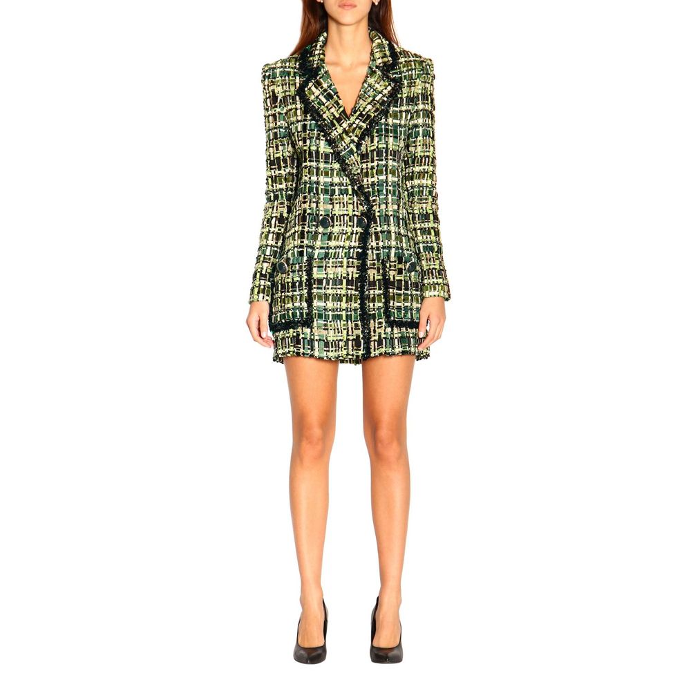 Κομψό Forest Green Buttoned Jacket