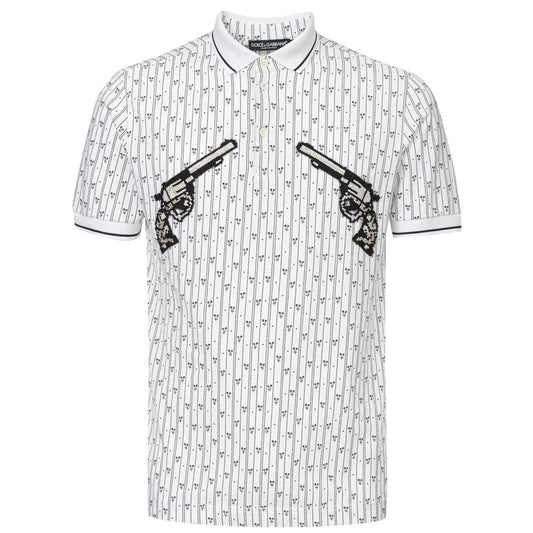 White Cotton Polo Shirt