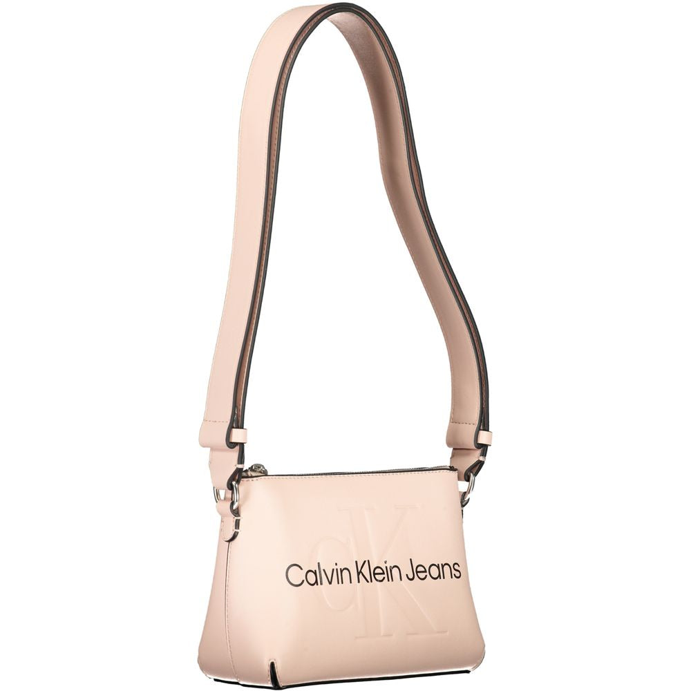 Pink Polyethylene Handbag