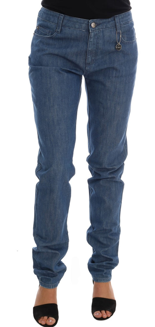 Κομψό Boy Fit Blue Wash Jeans