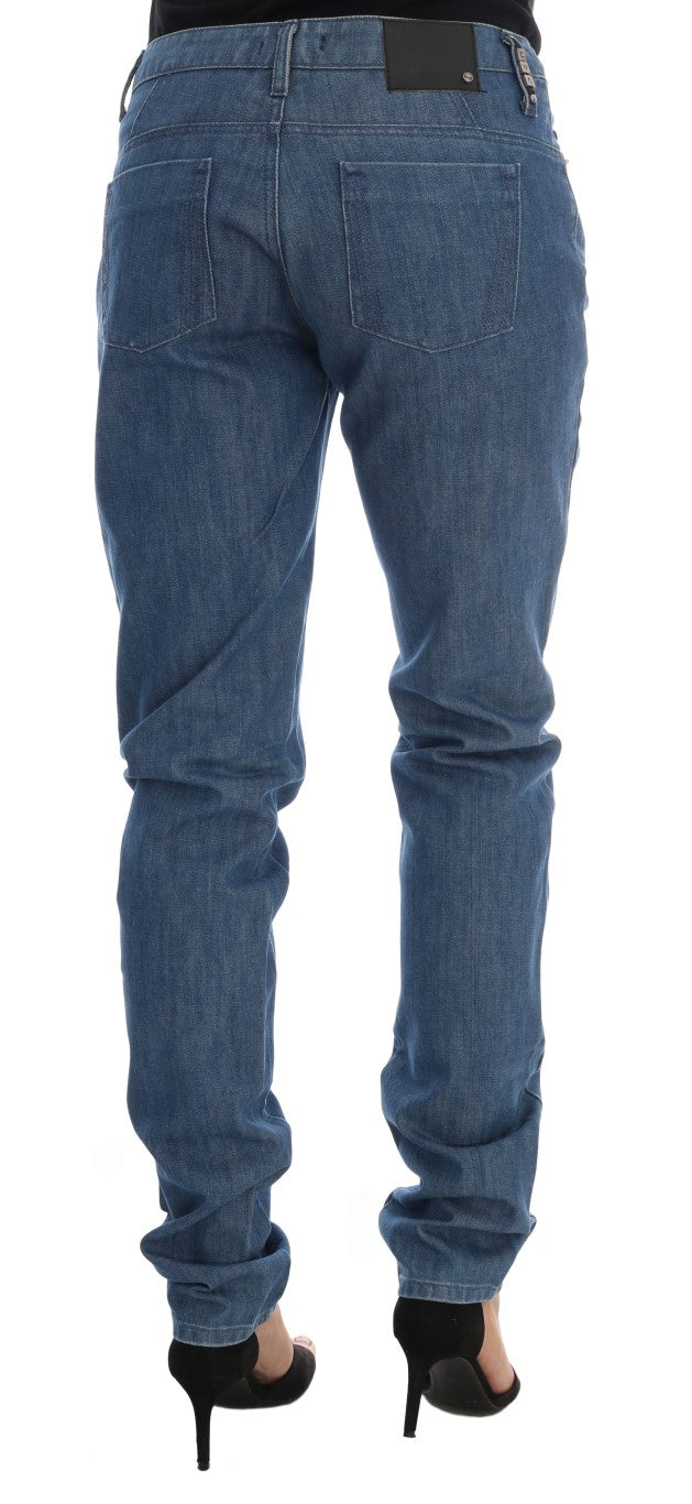 Κομψό Boy Fit Blue Wash Jeans