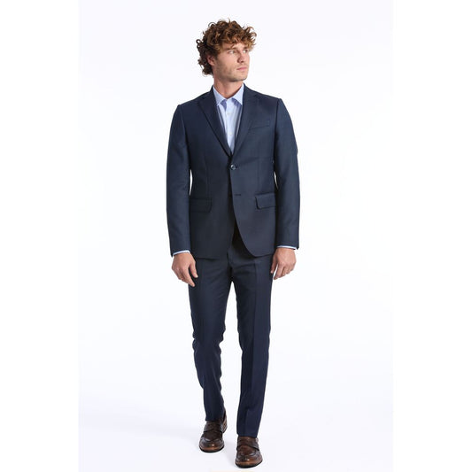 Blue Wool Suit