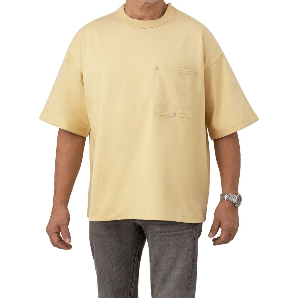 Beige Cotton T-Shirt