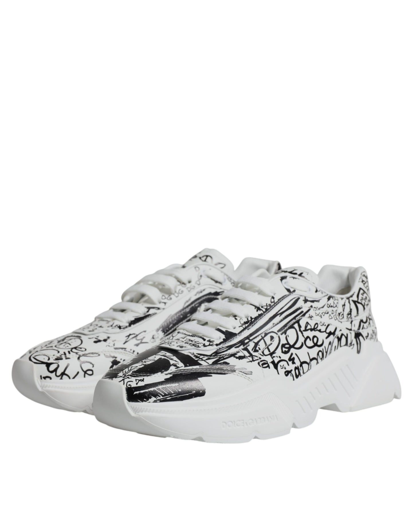 White Black Graffiti Daymaster Sneakers Shoes