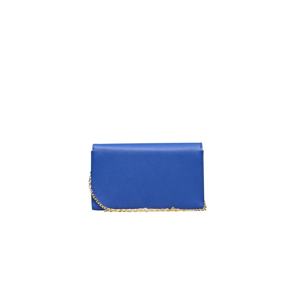 Blue Polyethylene Women Crossbody Bag