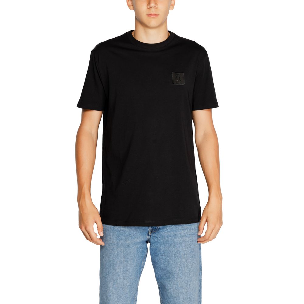 Black Cotton T-Shirt